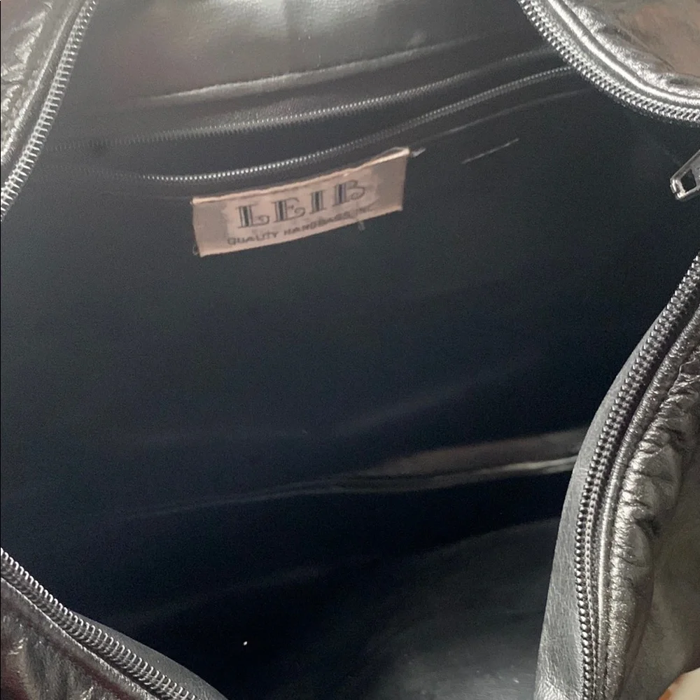 Vintage 1980S Black and Gold Women's Bag